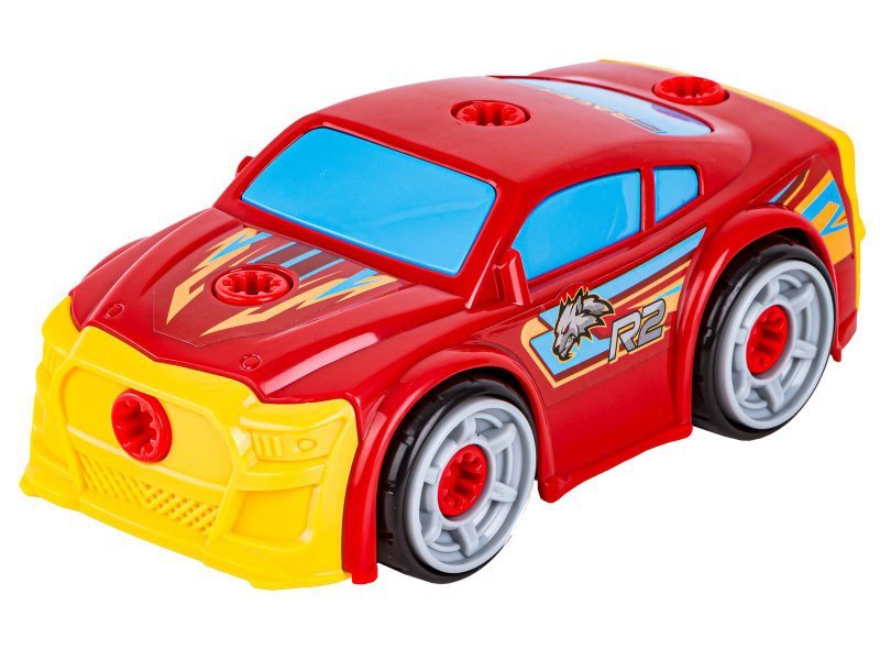 Sportowy, Terenowy Samochód do rozkręcania i skręcania 3w1 TUNING + Wkrętarka Monster Truck