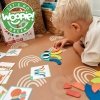 WOOPIE GREEN Drewniana Układanka Montessori 40 Wzorów do Odtworzenia 55 el. Certyfikat FSC