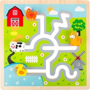 SMALL FOOT Farm Maze Puzzle - labirynt (farma)