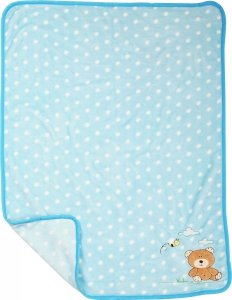 SMALL FOOT Bear Baby Blanket - mata dla niemowląt