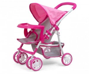 Wózek dla lalek Kate Prestige Pink
