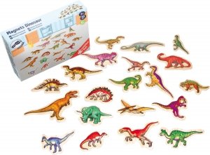 SMALL FOOT Magnesy na lodówkę - Dinozaury