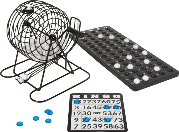 SMALL FOOT Bingo X - Bingo z Maszyną Losującą