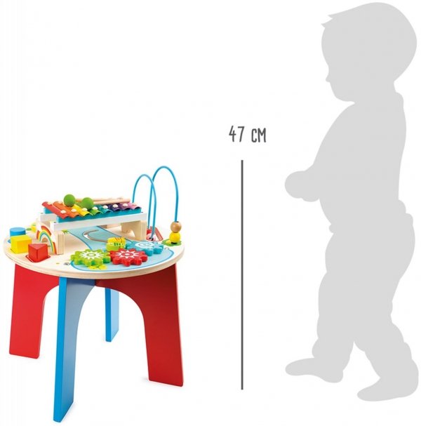 SMALL FOOT &quot;2 in 1&quot; Motor Skills Trainer and Music Table - stolik motoryczno - muzyczny