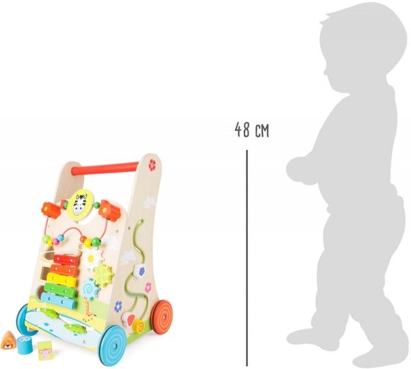 SMALL FOOT - interaktywny chodzik pchacz dla dzieci
