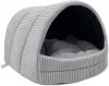 BUDKA DLA PSA - 39cm.  x 40cm. x 34cm. - SZTRUKS SZARY