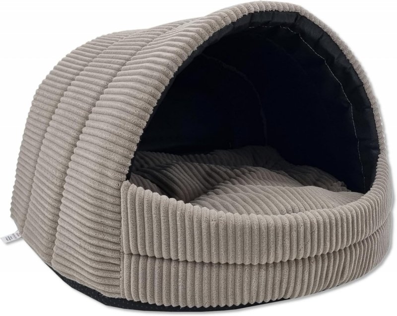 BUDKA DLA PSA 45 X 49 X 36 - BEŻOWY SZTRUKS