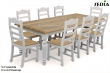 Stół Lawenda + 8 krzeseł Prowansja