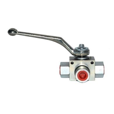 Zawór kulowy 3-drogowy 3/8&quot; F typ L
