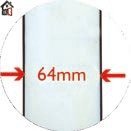 WIKĘD Drzwi Zewnętrzne EXPERT 64 mm grubości Wzór 26 Złoty Dąb + OŚCIEŻNICA THERMO 