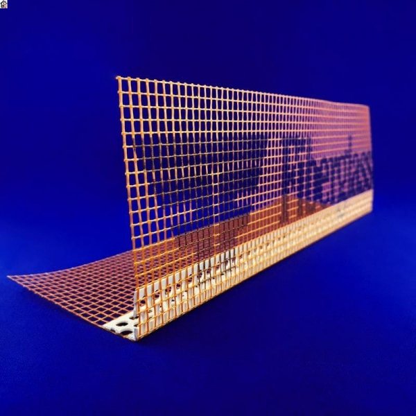 Narożnik PCV z siatką 145g 10 x10 cm PREMIUM 250 cm