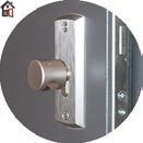 WIKĘD Drzwi Zewnętrzne EXPERT 64 mm grubości Wzór 12 Orzech