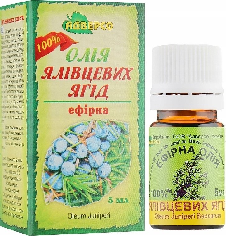 Olejek Jałowcowy (Jałowiec), 100% Naturalny Adverso, 5ml