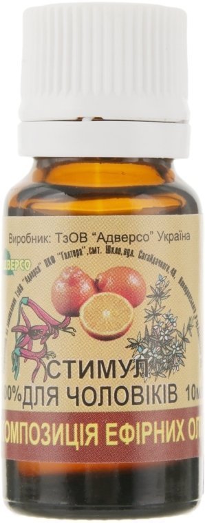 Kompozycja Olejków Stymulujących dla Mężczyzn, Adverso
