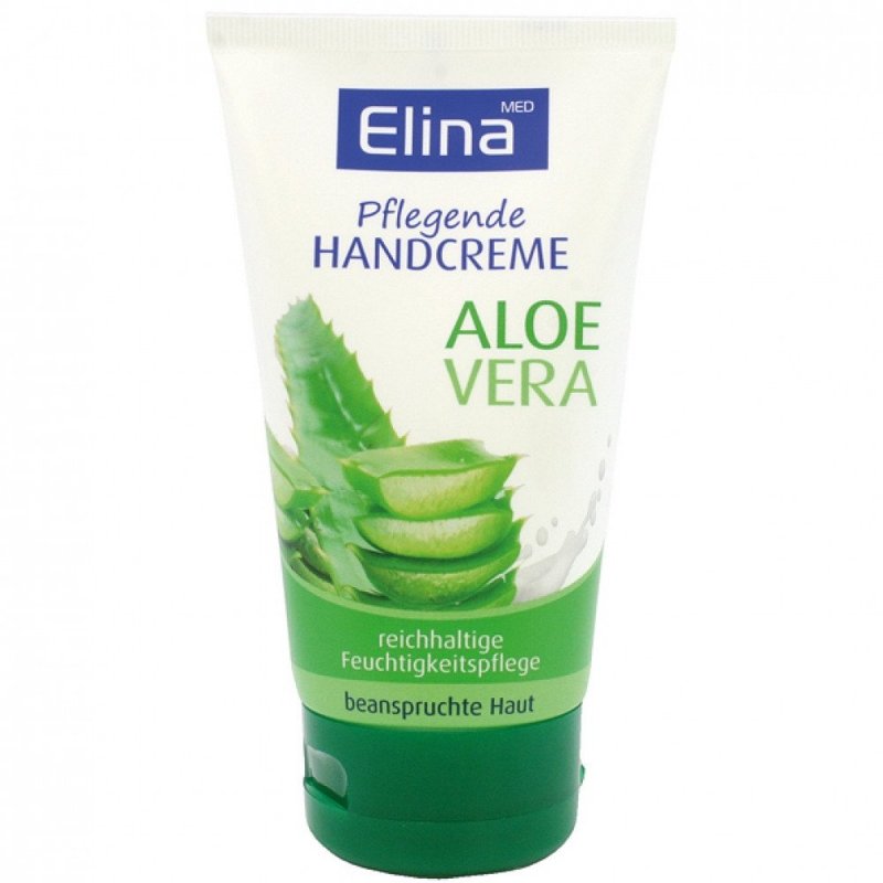 Nawilżający Krem ​​do Rąk z Aloesem, Elina, 150ml