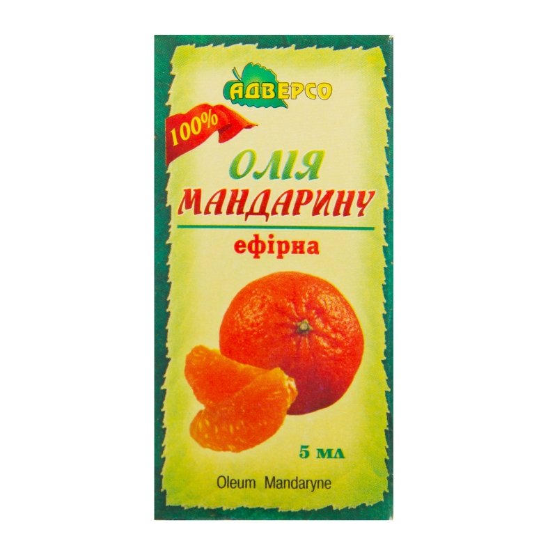 Olejek Mandarynkowy (Mandarynka), 100% Naturalny Adverso, 5 ml