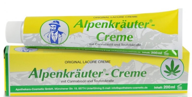 Krem z Ziół Alpejskich z Czarcim Pazurem, Alpenkrauter