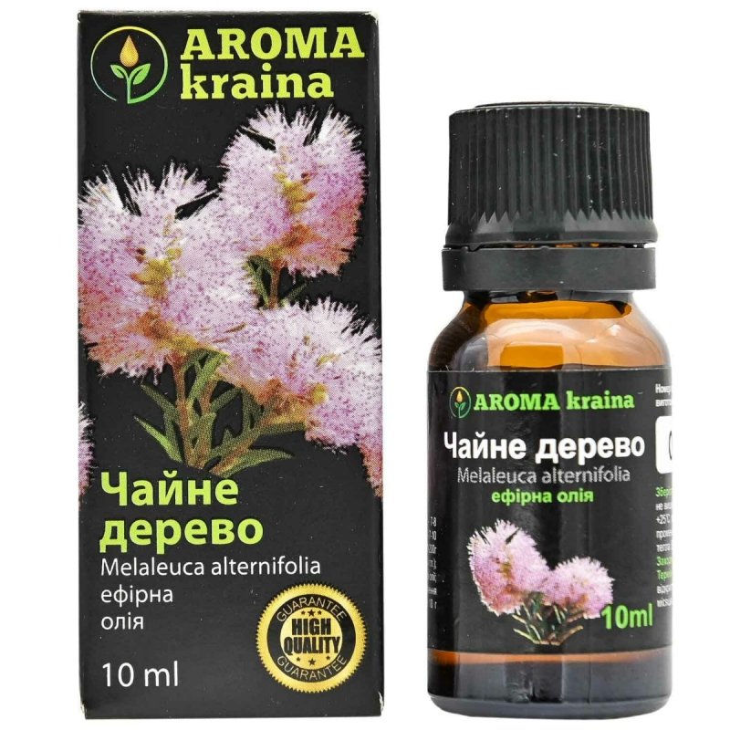 Olejek Eteryczny z Drzewa Herbacianego, Naturalny, AROMA kraina, 10ml