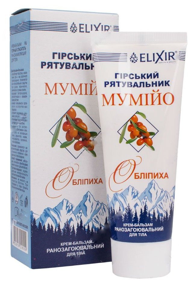 Krem Balsam Górski Ratownik z Mumio i Olejem Rokitnikowym 75ml, Eliksir