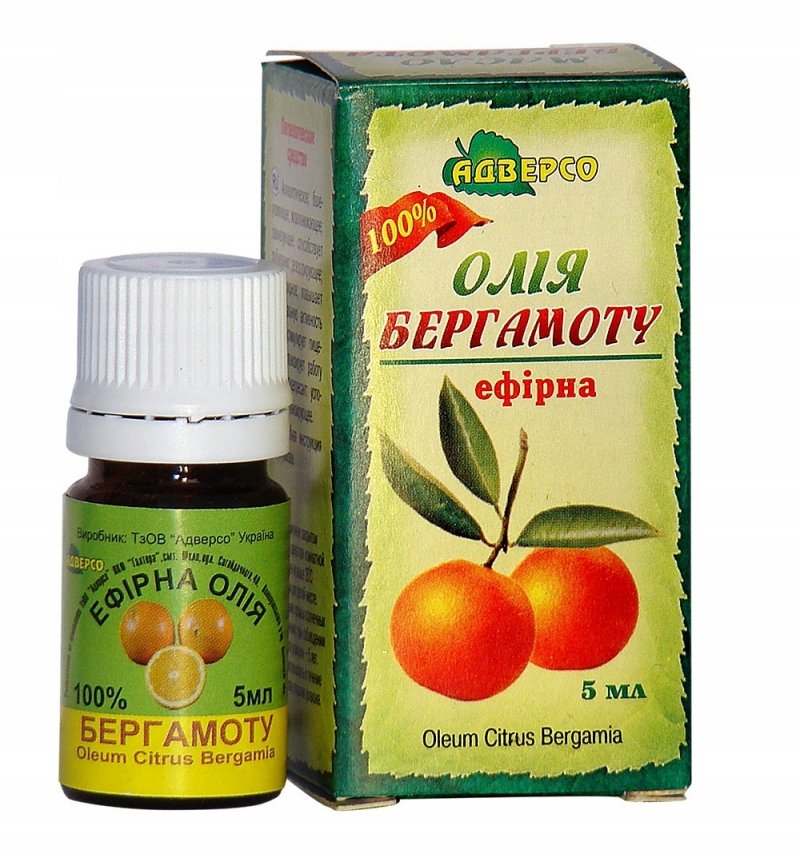Olejek Bergamotowy, 100% Naturalny Adverso, 5ml