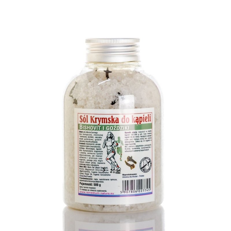 Sól Morska do Kąpieli z Biszofitem i Goździkiem, 500 g