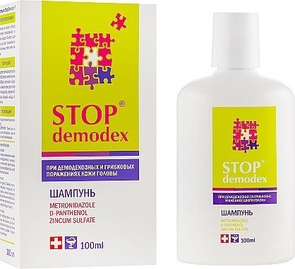 Szampon Stop Demodex, Demodekoza, Nużyca, 100 ml 