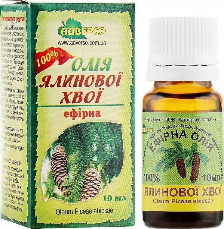 Olejek Świerkowy (Świerk), 100% Naturalny Adverso, 10ml