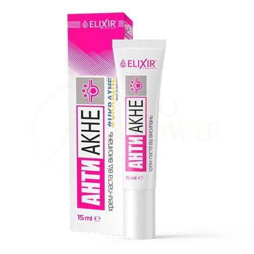 Kremowa pasta przeciwtrądzikowa, Elixir, 15ml (Termin przydatności: 07-2026)