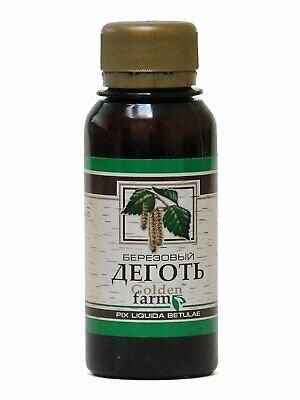 Dziegieć Brzozowy Golden farm, 80 g, 100% Naturalny, Łuszczyca, Egzema