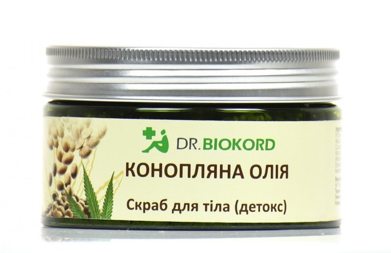 Peeling Detox do Ciała z Olejem Konopnym, Dr.Biokord, 250ml