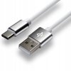 Kabel USB -> USB-C 1,5m 3A silikonowy biały EVERACTIVE (CBS-1.5CW)