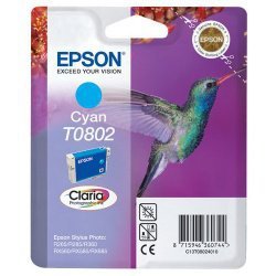 Epson Tusz Claria R265/360 T0802 Cyan 7,4ml