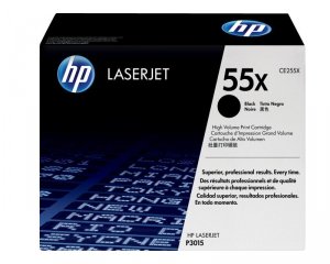 HP Toner nr 55X CE255X Black 12,5K