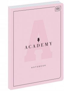 Brulion B5 128 k. kratka M 90g ACADEMY PASTEL