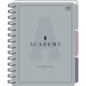 Kołozeszyt B5 100k kratka 90g przekł PP ACADEMY