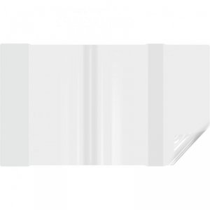 Okładki regulowane na książki i zeszyty S6 bezbarwne 25 sztuk 26,1x40,8-44cm OZB-52 BIURFOL