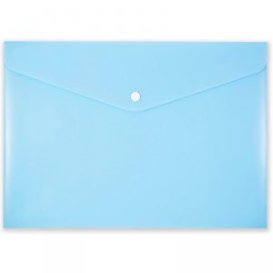 Teczka kopertowa na zatrzask A4 PP-113 niebieska pastelowa TT7943 PENMATE