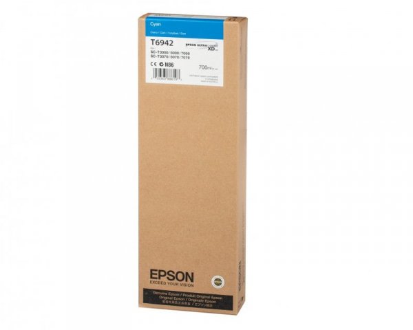 Epson Tusz SC-T3000C T6942 Cyan 700ml
