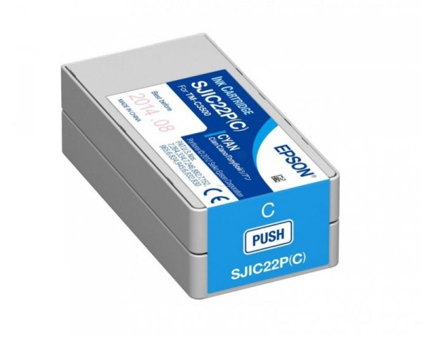 Epson Tusz SJIC22PC C33S020602 Cyan 33ml