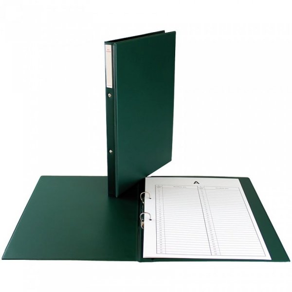 Teczka na akta osobowe Segregator 2 ringi 3cm ciemny zielony TD-11-02 BIURFOL