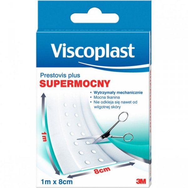 Plaster do cięcia super mocny 8cm x1m VISCOPLAST prestovis plus UU003080585 3M
