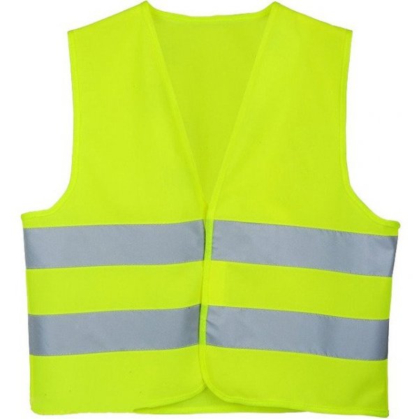 Kamizelka ostrzegawcza żółta r.XL (54x64cm) BULK