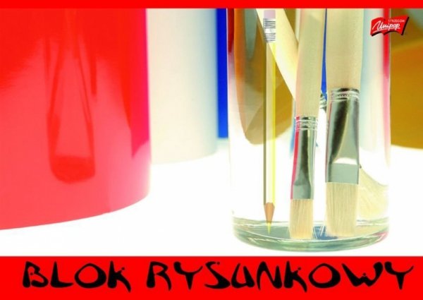 Blok rysunkowy szkolny A3 biały 20 kartek 80g UNIPAP
