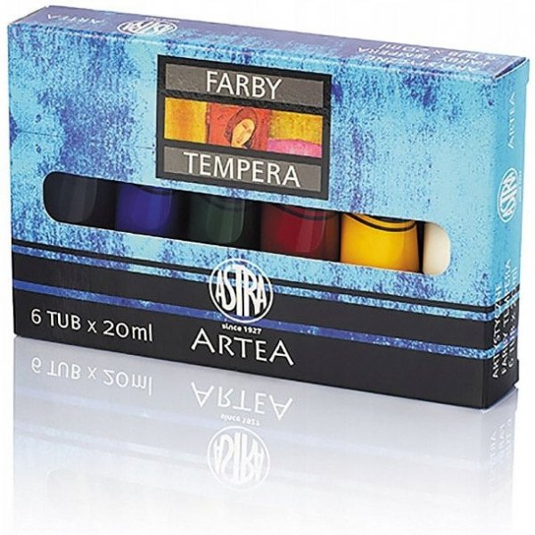 Farby TEMPERA 6 kol.A&#039;20 tuba 83419901