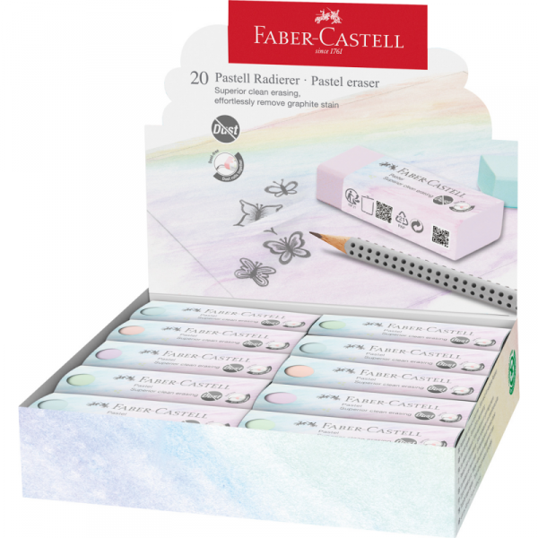Gumka DUST-FREE ECO pastelowa 187392 Faber-Castell
