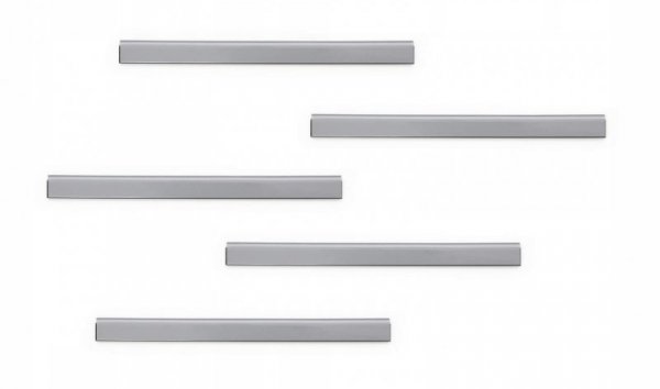 Samoprzylepna listwa magnetyczna A5 srebrna(5 sztuk)szerokość 210 mm 470623 DURAFIX RAIL 210 DURABLE