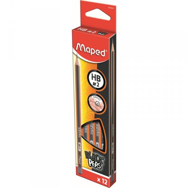 Ołówek drewniany Blackpeps HB MAPED 850021