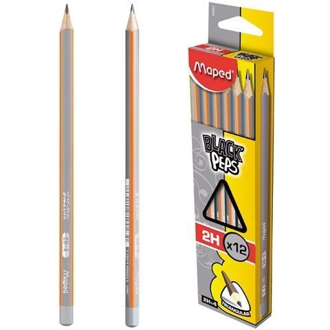 Ołówek drewniany Blackpeps 2H MAPED 850023