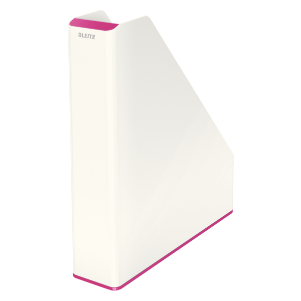 Pojemnik na dokumenty Leitz WOW dwukolorowy, biało-różowy 53621023