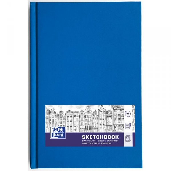 Szkicownik Sketchbook szyty A6 96k 100g mix kolorów 400152625 OXFORD